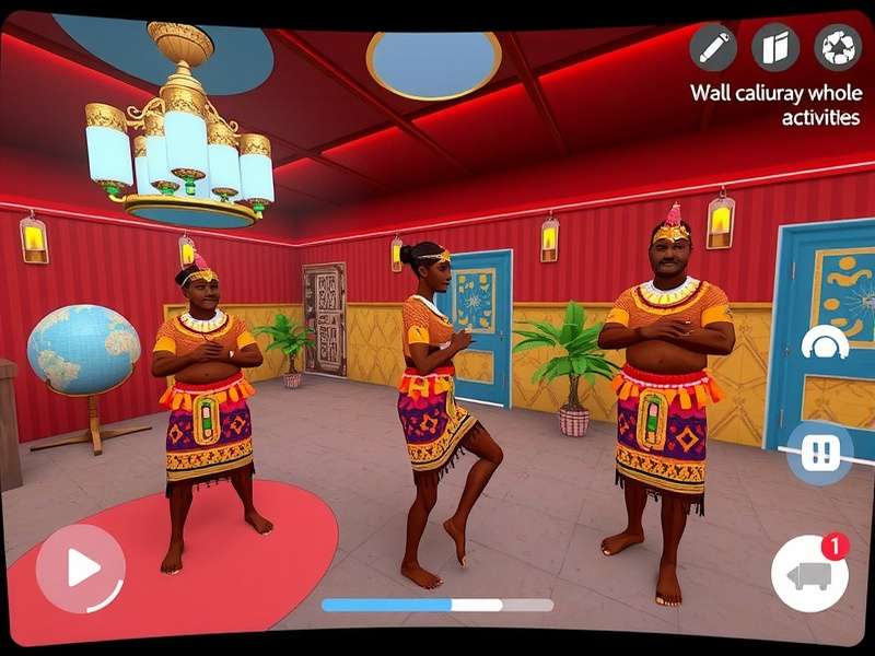 Galla Goodiyan VR Party gameplay screenshot showing virtual party environment