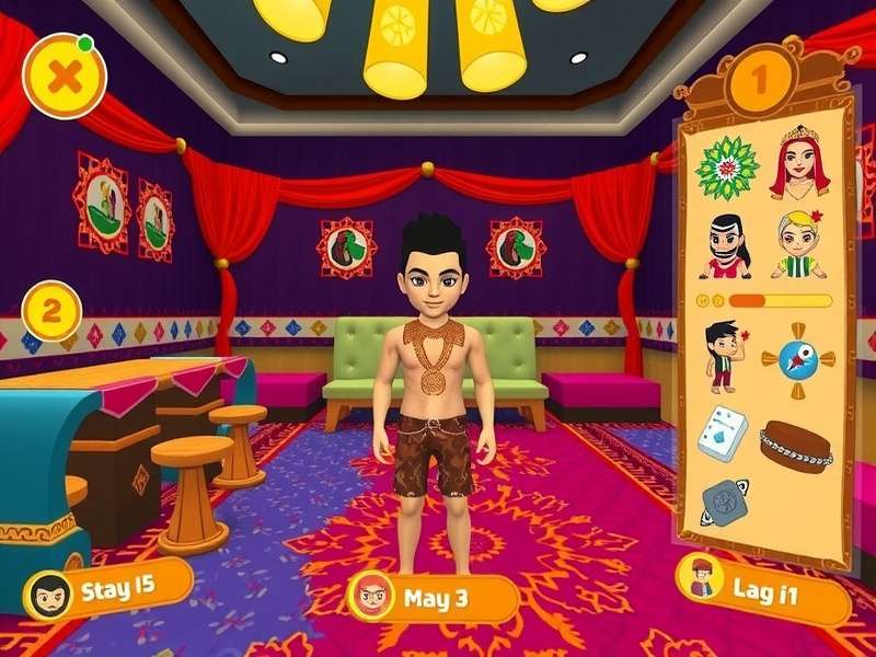 Galla Goodiyan VR Party character customization options